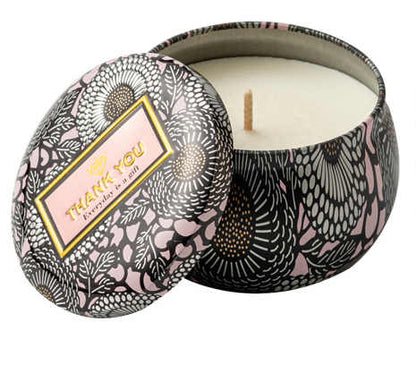 Luxury Tropical Glass Jar Scented Candle