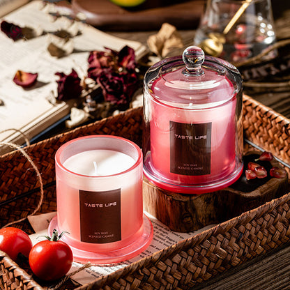 Luxury Tropical Glass Jar Scented Candle
