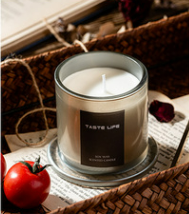 Luxury Tropical Glass Jar Scented Candle