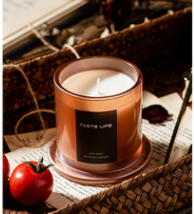 Luxury Tropical Glass Jar Scented Candle