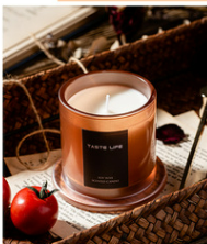 Luxury Tropical Glass Jar Scented Candle