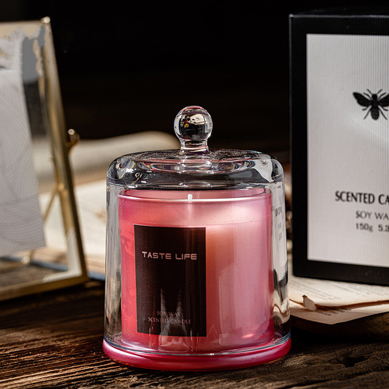 Luxury Tropical Glass Jar Scented Candle