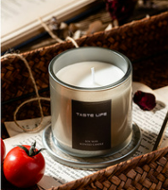 Luxury Tropical Glass Jar Scented Candle