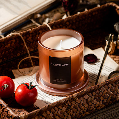 Luxury Tropical Glass Jar Scented Candle