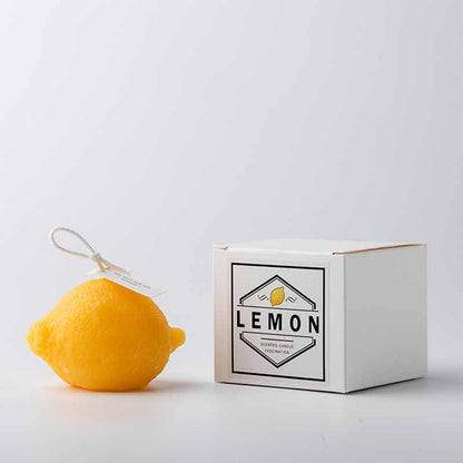 Creative Lemon Soy Wax Gift Candle