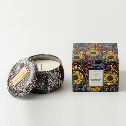 Luxury Tropical Glass Jar Scented Candle