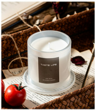 Luxury Tropical Glass Jar Scented Candle