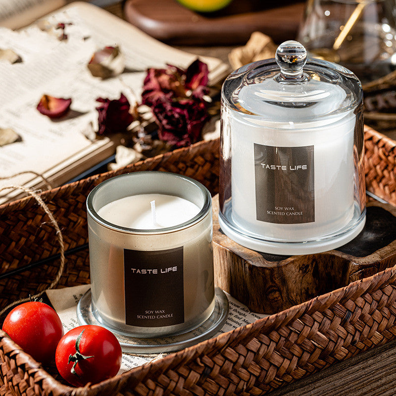 Luxury Tropical Glass Jar Scented Candle