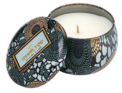 Luxury Tropical Glass Jar Scented Candle