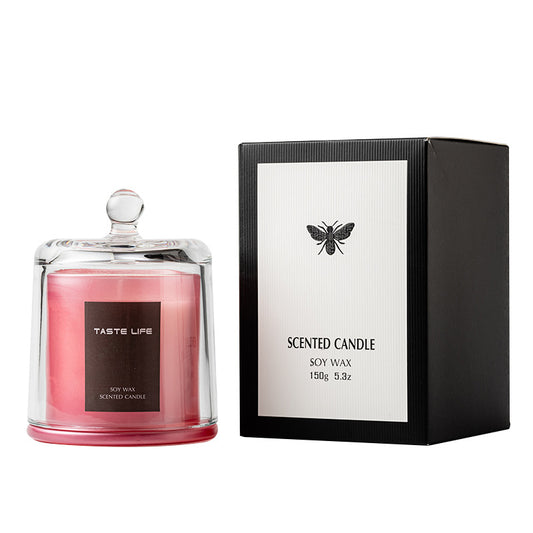 Luxury Tropical Glass Jar Scented Candle