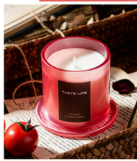 Luxury Tropical Glass Jar Scented Candle